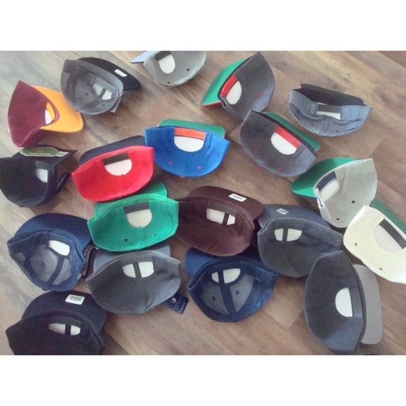 20 HAT LOT BUNDLE BLANK LIDS RARESNAPBACKHAT CAP 00S Y2K  20‎ HAT LOT BUNDLE BLANK LIDS RARE  SNAPBACK  HAT CAP 00S Y2K VINTAGE DEADSTOCK